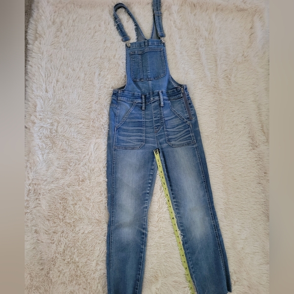 Madewell Slim Cropped Overalls - Picture 1 of 8